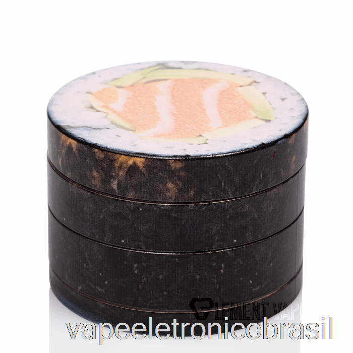 Vape Recarregável V Syndicate 2,5 Polegadas 4 Peças Moedor Afiado Para Jantar Sushi Roll